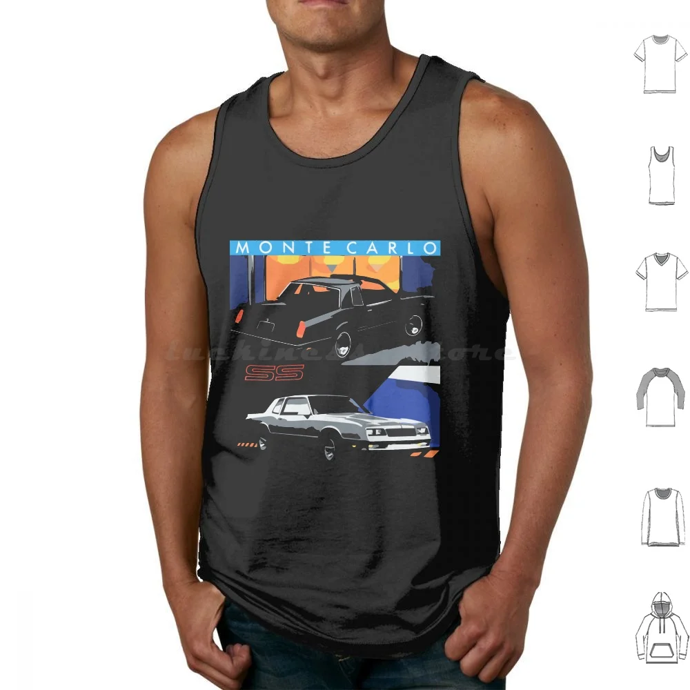 

1988 Monte Carlo Ls &Amp ; Amp ; Ss Coupes Tank Tops Vest Sleeveless Monte Carlo Chevy Ss Vintage Car Retro Car Muscle Car
