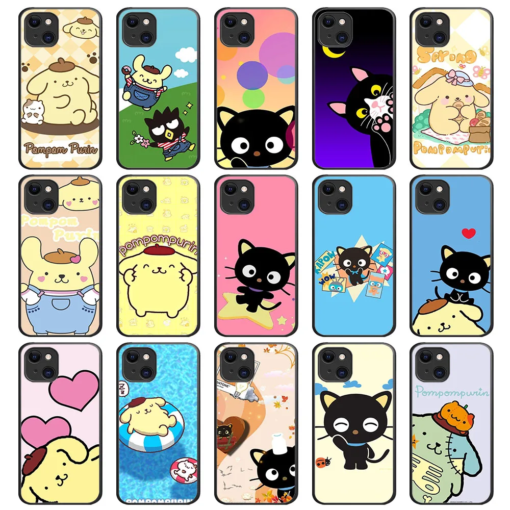 SK-51 pompurin chococat силиконовый чехол для Samsung S20 S21 S22 S23 Note 8 9 10 20 Ultra Lite Plus