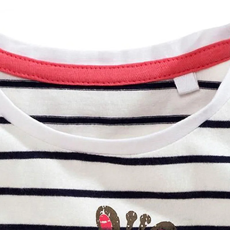 Детская футболка с динозавром для мальчиков и девочек летняя Осенняя детская