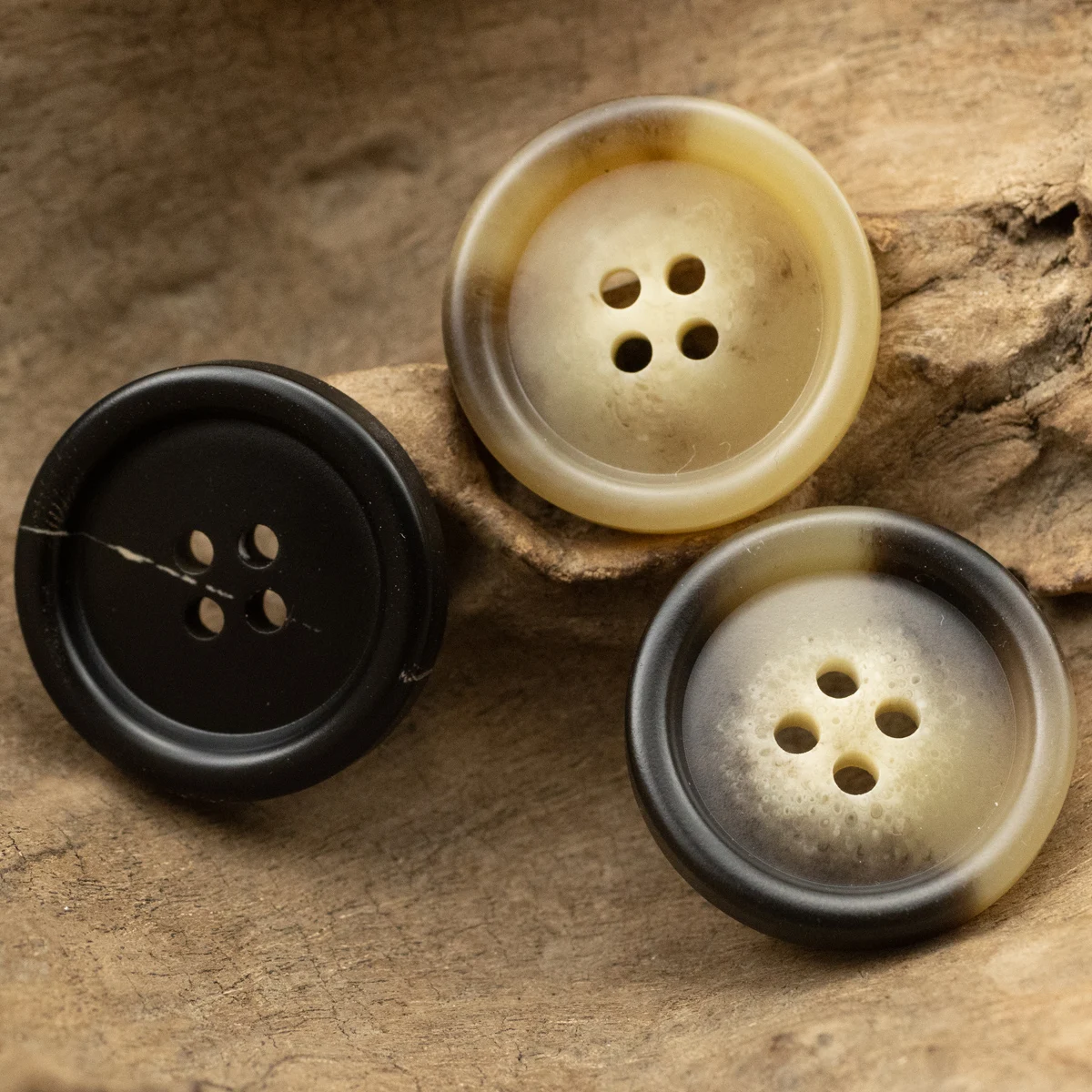 

10pcs/lot Classic Round Horn Imitation Resin Buttons for Casual Suit Jacket Blazer Coat Autumn Winter Sewing Accessores