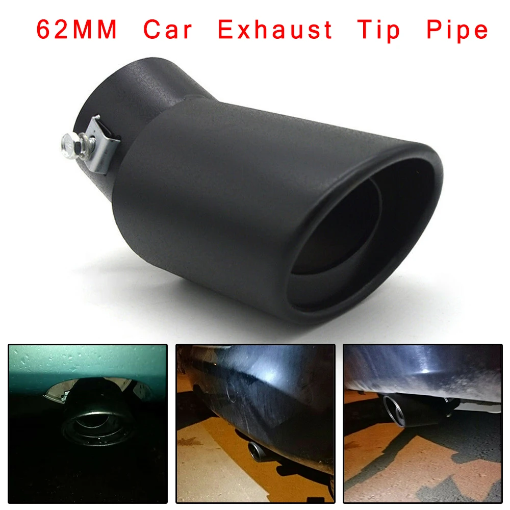 

1pc Universal Chrome Stainless-Steel Car Exhaust Muffler Tip Pipe For Mazda-Nissan-Ford-Kia-Chevrolet-Hyundai-Citroen-Volkswagen