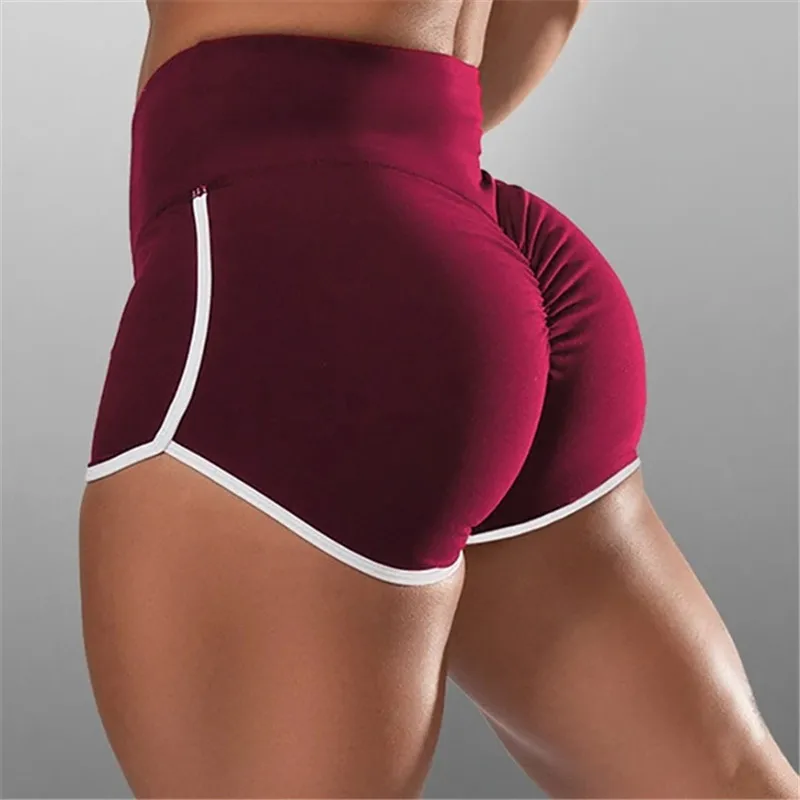 

New Summer Black Grey Sport Shorts Women Casual Shorts Workout Waistband Skinny Sexy Short S-3XL Drop Shipping