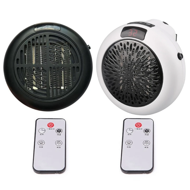 

Space Heater Portable 350W Wall Electric Heater with Adjustable Thermostat, Overheat , Precise LED Drop Shipping