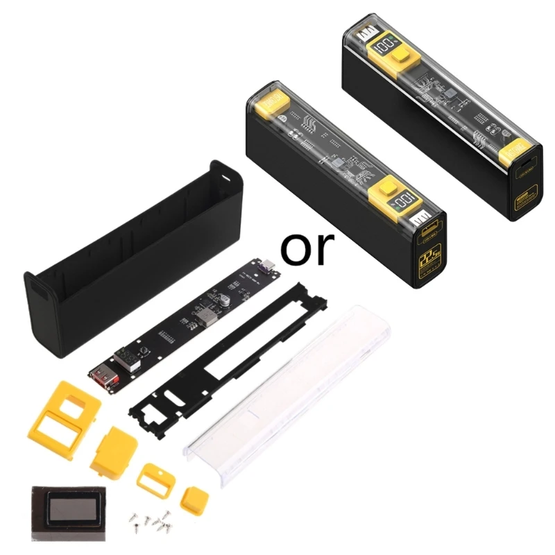 

21700 Battery Charger DIY Power Bank Box Fast Charging for 4PCS 21700