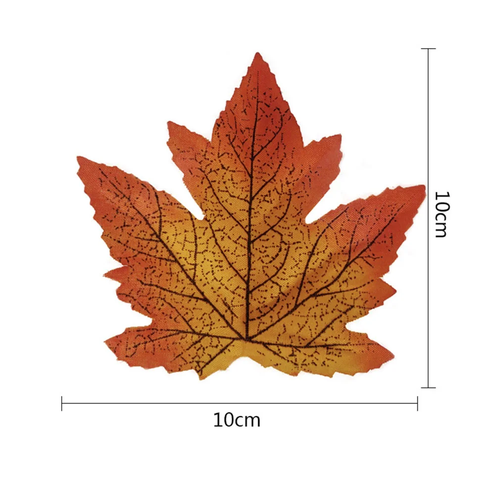 

2 Packs Leaf Decor Faux Fall Maple Red Ornament Faux Maple Leaves Home Décor Maple Leaves DIY Craft Boneless