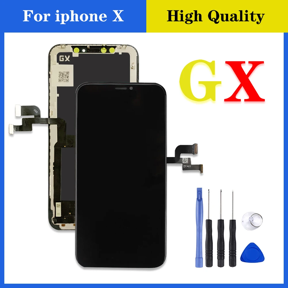 

Gx Amoled Display For Iphone X Screen Oled Lcd Digitizer Assembly For Iphone X Xs Xsmax Pantalla Factory Price