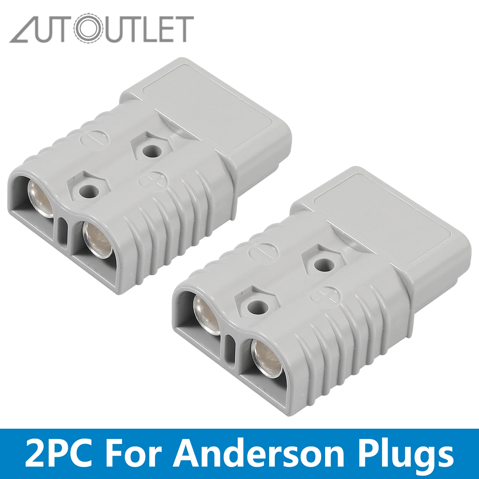 

Авторозетка, 2 шт., разъемы 175A 600V 1/0 AWG, Посеребренная клемма из твердой меди, электроинструмент переменного/постоянного тока для разъемов в стиле Андерсон