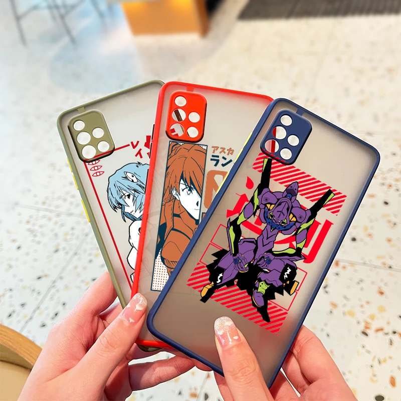 

Neon Genesis Evangelion For Samsung A72 A71 A70 A52 A51 A50 A32 A31 A22 A21S A12 A10 A03S A02S Frosted Translucent Phone Case