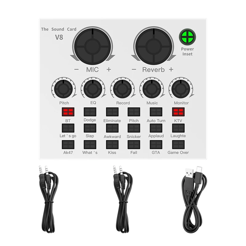 

Sound Board for Phone PC Computer DJ Music Studio Mixer for K Songs Drop Shipping