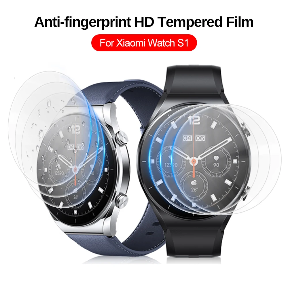 

3pcs Tempered Glass for Xiaomi Watch S1 Screen Protector For Xiaomi WatchS1 M2108W1 D42 Explosion Proof Protective Glass Film