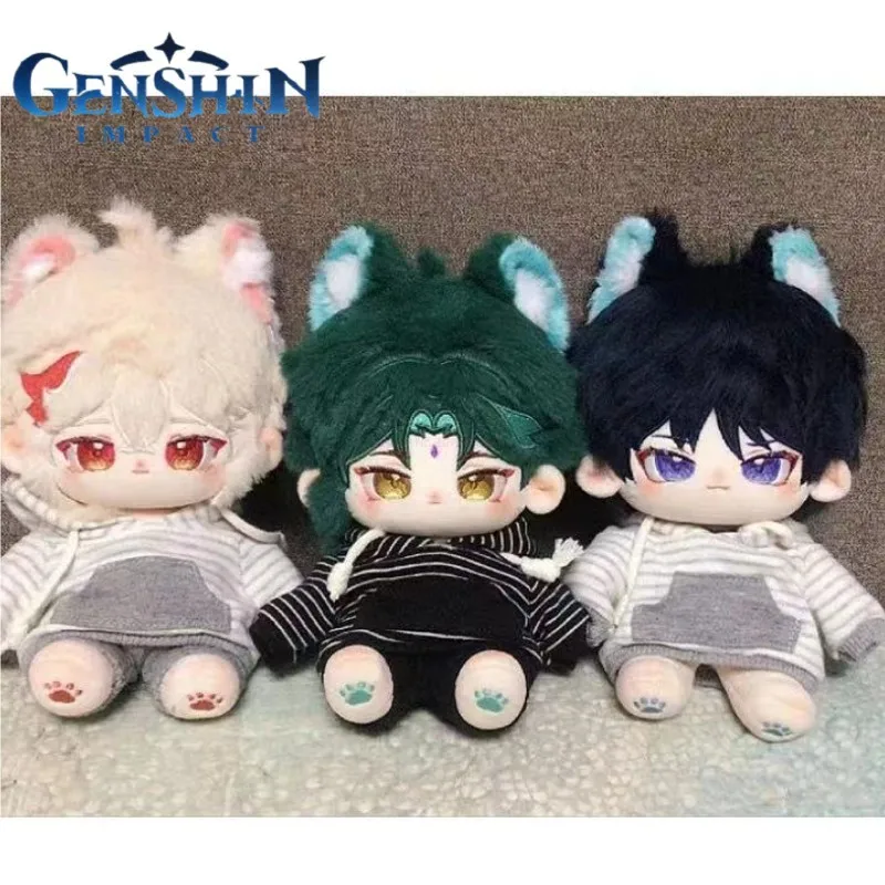 

Реалистичные Плюшевые игрушки Genshin Impact 20 см, плюшевые куклы, плюшевые куклы, фигурки, Декор, мягкая набивка, подарки на Рождество для детей