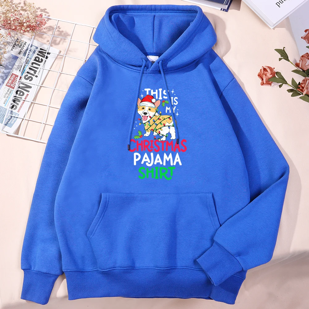 

Рождественская Пижама Corgi Tree Light Dog, это моя Рождественская Пижама, мужские толстовки, пуловер в подарок