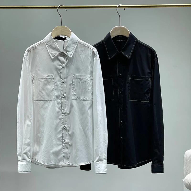 

Men's Cotton Oxford Shirts Men Long Sleeve Casual Slim Fit Dress Shirts For Male Business Tops 0086-4