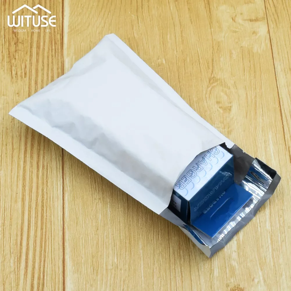 

50pcs Bubble Envelope Bag White Bubble PolyMailer Self Seal Mailing Bags Padded Envelopes Multi-layer For Magazine Lined Mailer