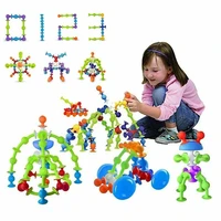 16 48 pcsset pop little suckers assembled sucker suction cup educational building block toy girlboy kids gifts fun game