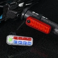 5 modes bicycle taillight usb charging cycling rear light waterproof mountain bike night riding warning light bicycle accessory