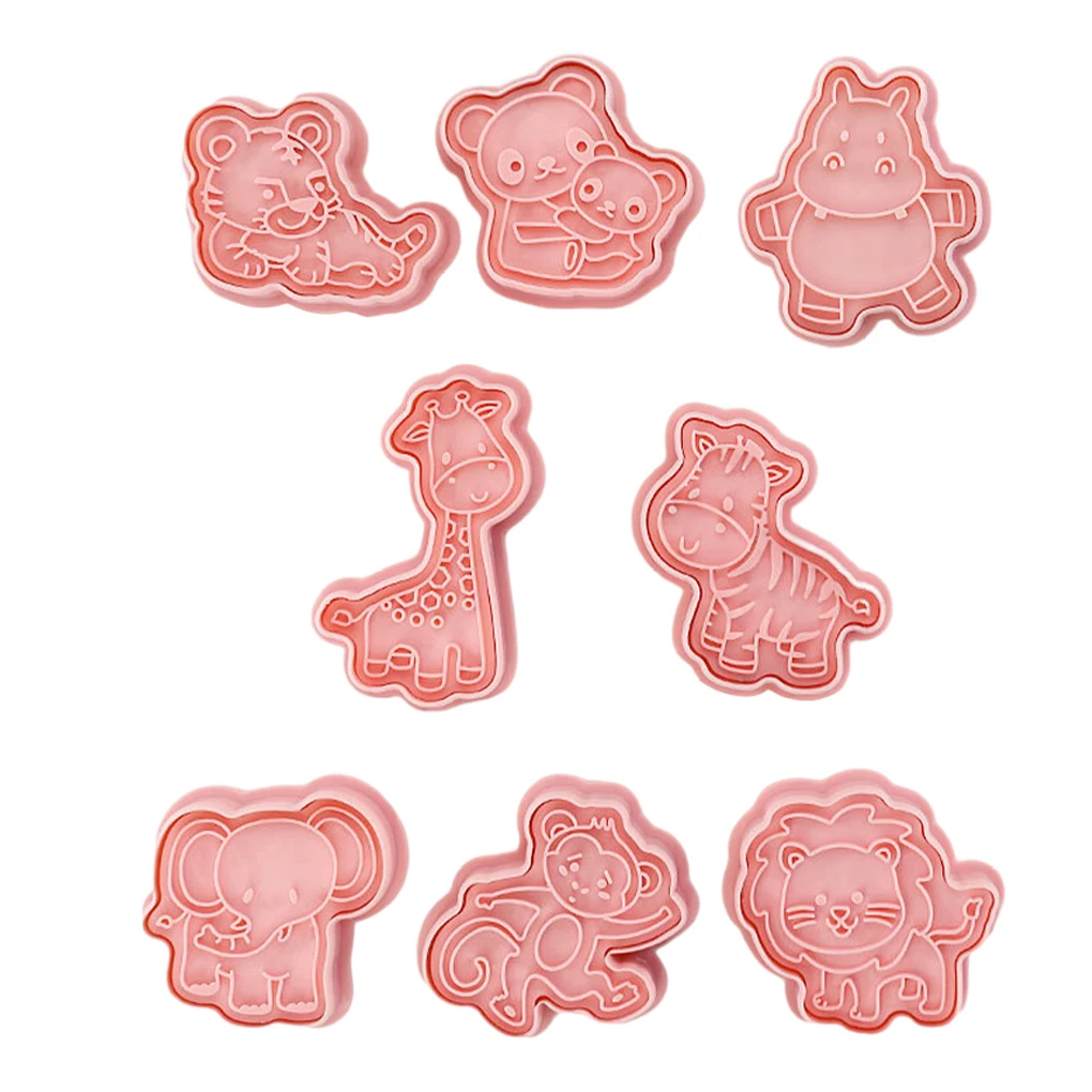 

Упаковка из 8 формочек для выпечки, полипропиленовый многоразовый орнамент, инструмент для изготовления печенья, домашняя кухонная форма, п...