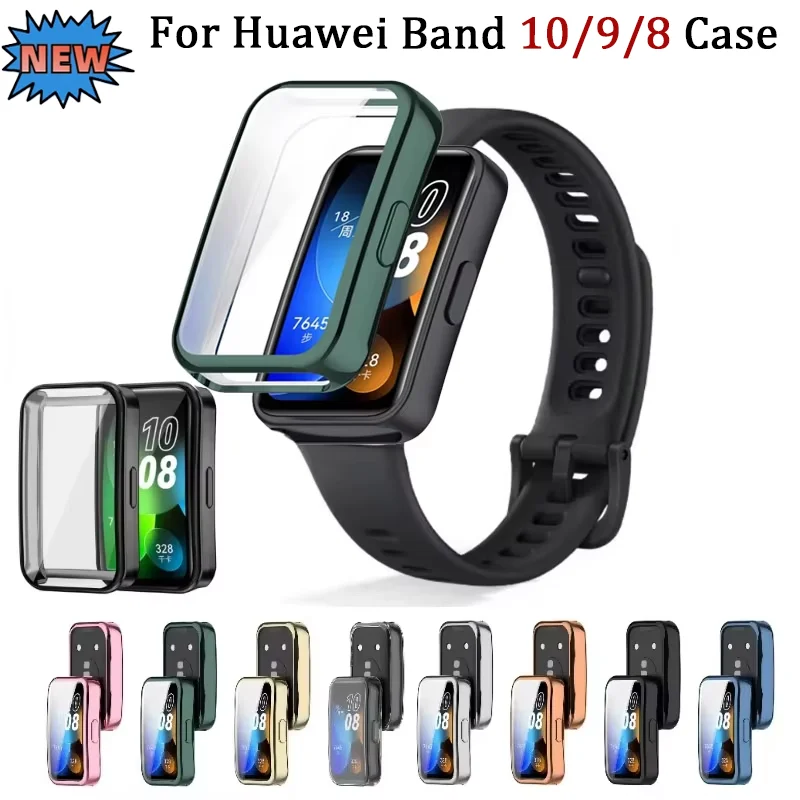 Фото Чехол из ТПУ для Huawei Band 10, защитный чехол от царапин для экрана Huawei Band 9, бампер, чехол для Huawei Band 8, аксессуар №1