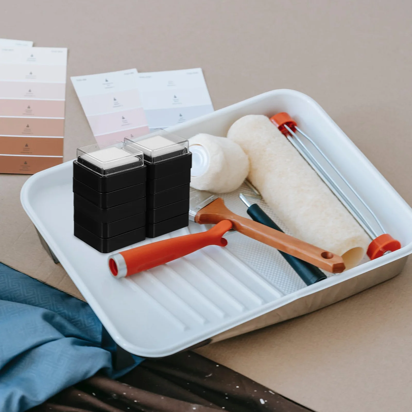 10 шт. пустая чернильная подушечка без цветного штампа сменные подушечки для