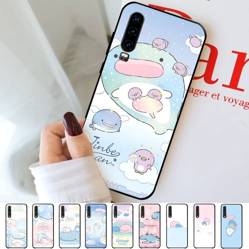 Милый чехол для телефона kawaii Jinbesan Huawei P 8 9 10 20 30 40 50 Pro Lite Psmart Honor lite 70 Mate 20lite