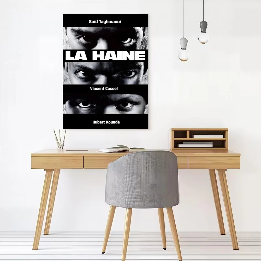 Фото Постеры на холсте «La Haine»: Настенные картины с индивидуальной печатью для создания уникального и тематического домашнего декора, украшения стен №2