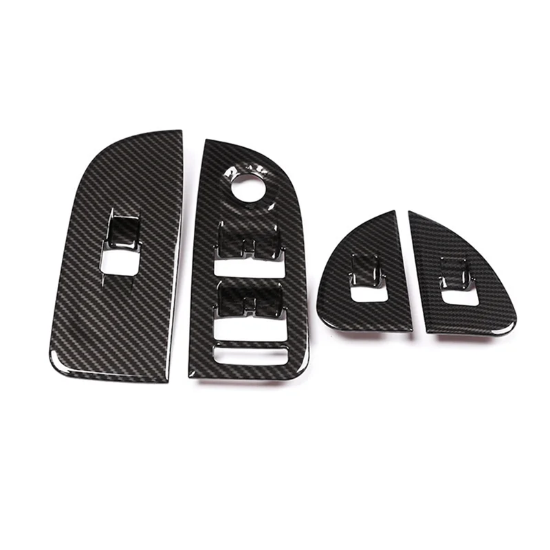 

Car Window Lift Switch Button Frame Cover Trim for Alfa Romeo Giulia 2017 2018 2019 2020