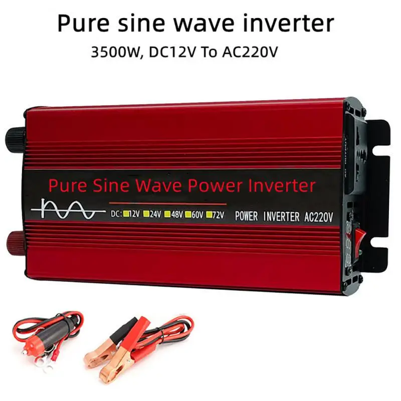

Inverter 12V To 220V Sine Wave Inverter Power Inverter 5000W/3500W DC To AC Voltage Transformer Power Converter Solar Inverter