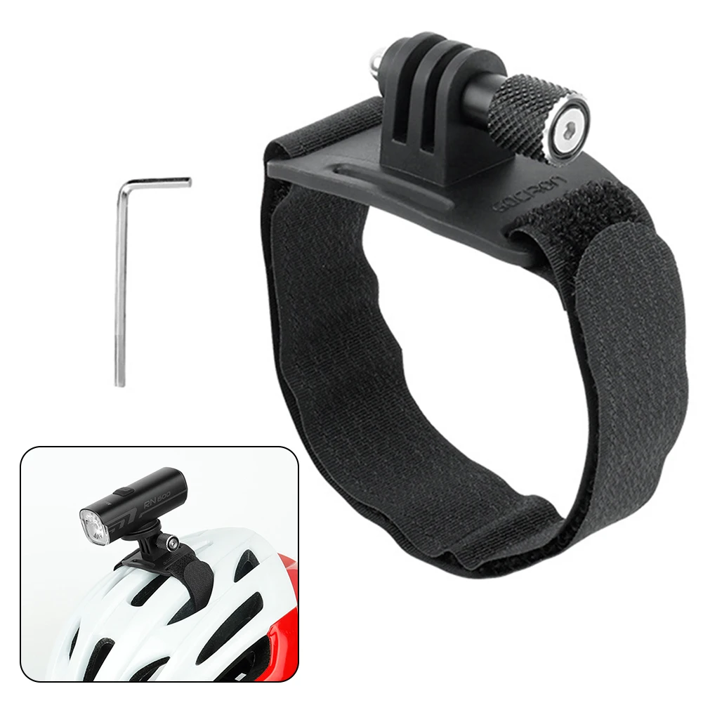 

New Bike Head Light Stand Holder Helmet Mount Bicycle Torch Lamp Bracket Adapter For-Gopro Interface Adapter Accessories