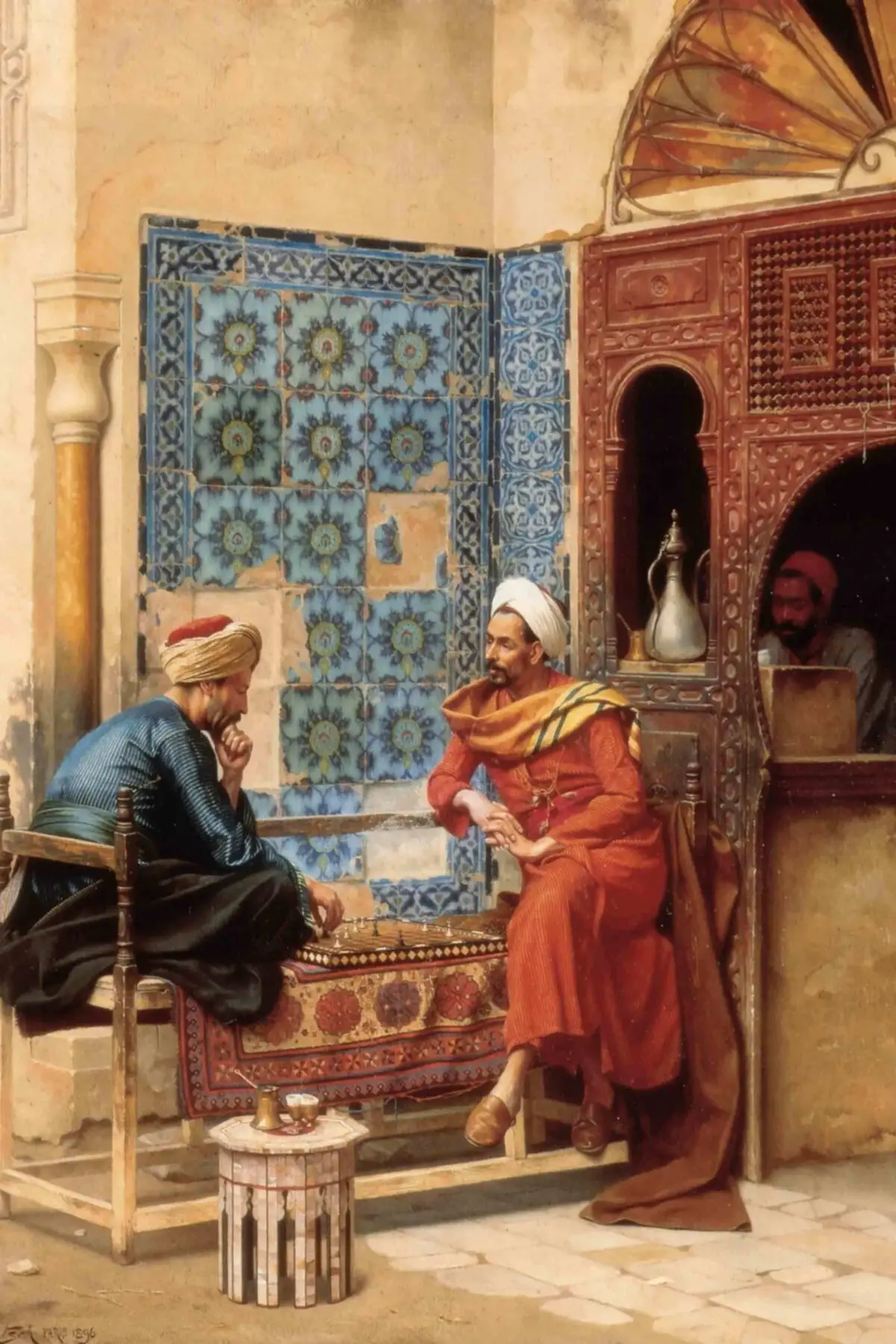 Шахматы Osman Hamdi Bey пазл из 1000 деталей (1000 шт.) | Игрушки и хобби