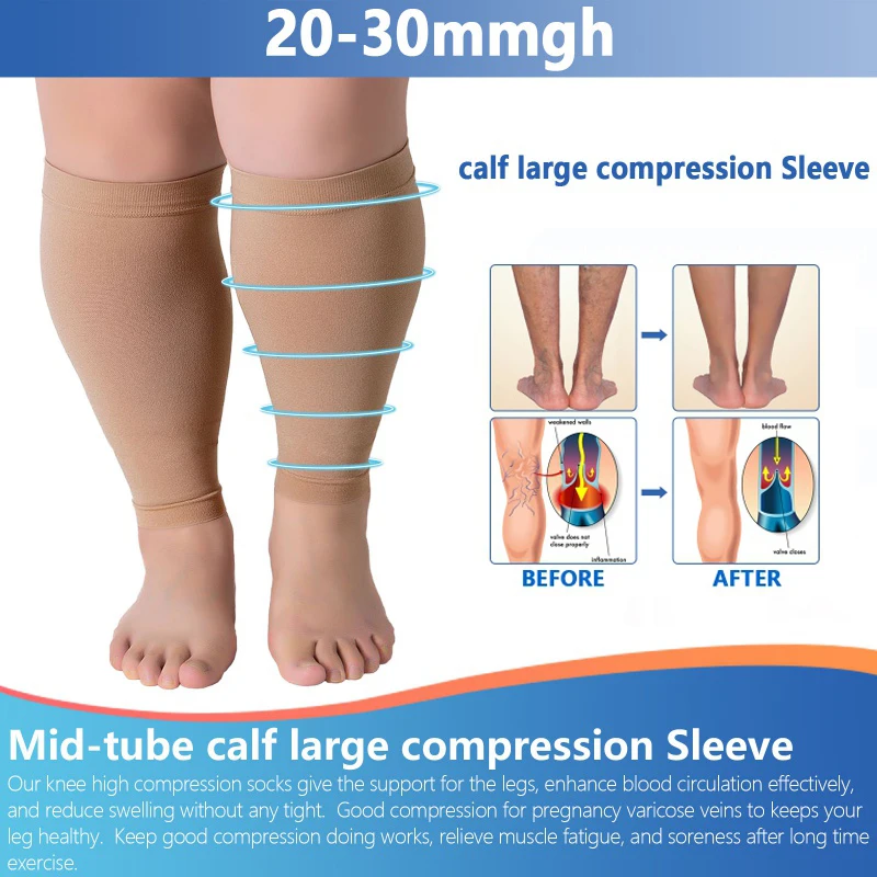 

Copper Compression Sock Open Toe Medical Compression Stockings Blood Circulation Promotion Socks Men Women Anti-Fatigue Socks