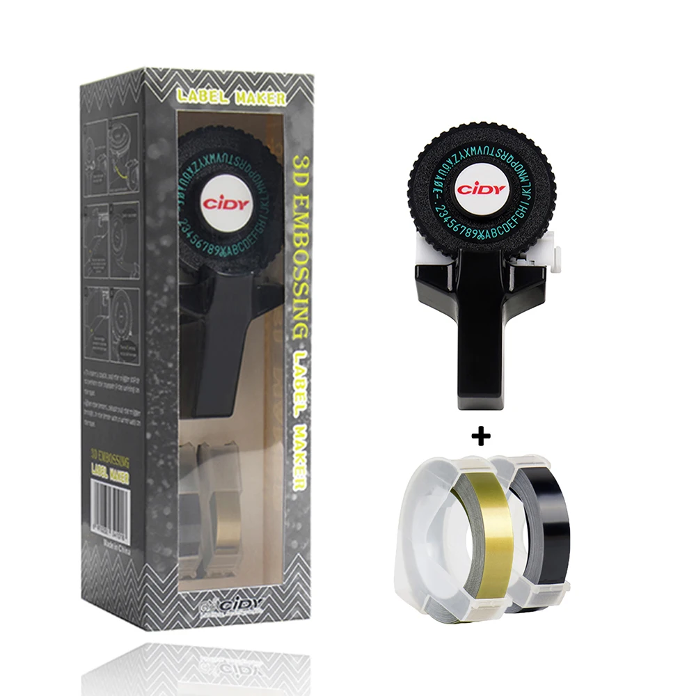 Портативная Ручная Машина Для 3D-тиснения Этикеток Cidy Мини-пистолет С