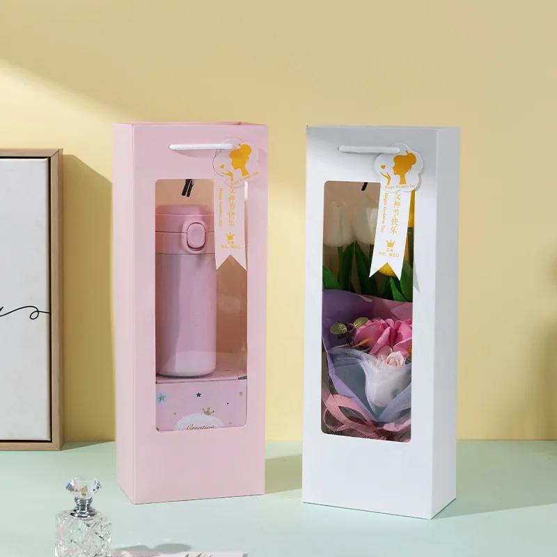 5pcs Gift Bag Box For Birthday Party Wedding Christmas New Year Child Favors Cookies Snack Decoration |