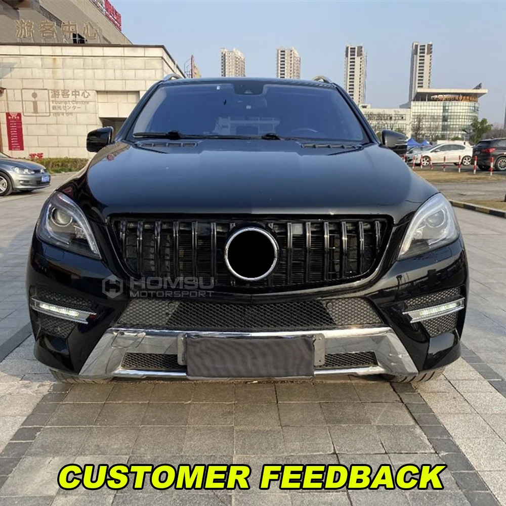 2012-2015 мл W166 GT R решетка Передняя для merced ML класс сетка panamerica Алмазная ML300 ML320 ML350 -