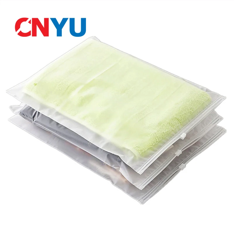 

10pcs Travel Transparent Clothes Storage Bags Vacuum Bags for Shoes Makeup Underwear Zipper Packing Portable Organizer Pouch