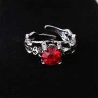 charm retro stone skeleton ring gift for friends women men fashion wedding party jewelry accessories