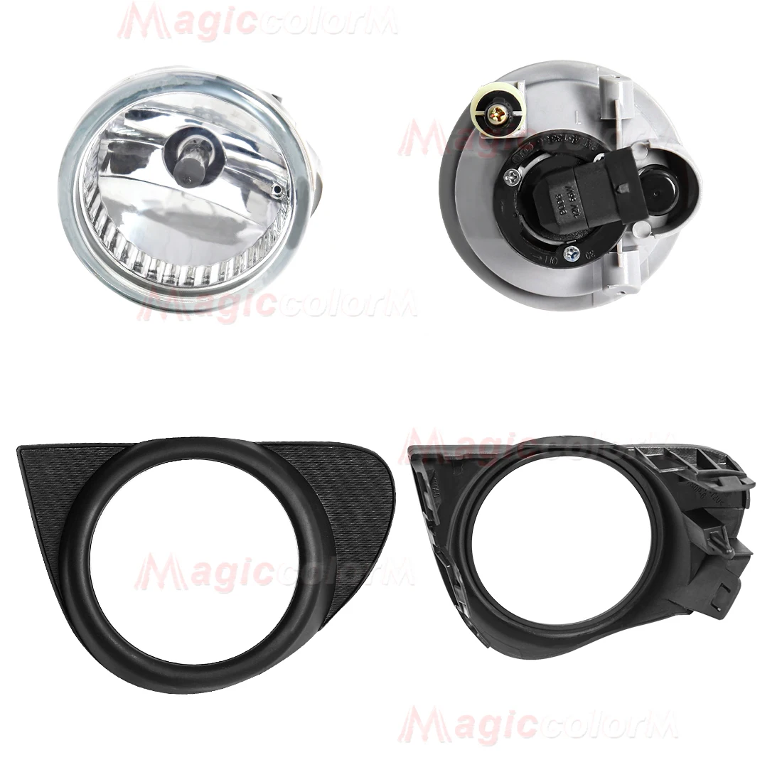 Фото 2 шт. светодиодные противотуманные фары для TOYOTA ECHO VELA 2003 2004 2005, противотуманные фары в сборе, галогенный передний бампер, дневной свет, автомобильные аксессуары 12 В №2