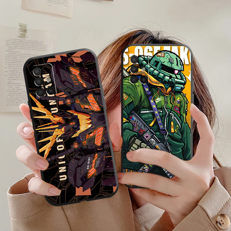 

Gundam Japan Anime Phone Cases For Samsung S20 S21 FE Plus Ultra S20 Lite Protective Funda TPU Back Cover Shell Luxury Ultra