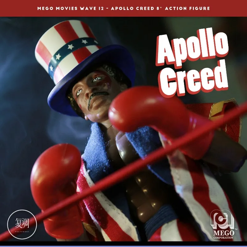 В наличии 8-дюймовая фигурка Apollo Creed Heavy Weight Champion Stallone Игрушечная модель куклы