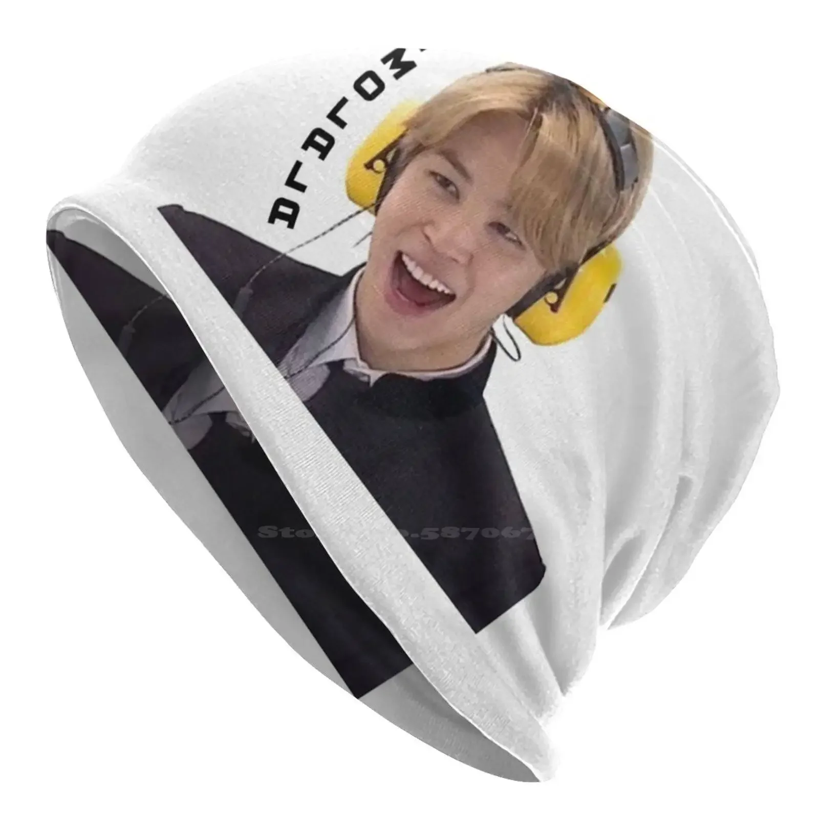 Вязаная шапка Lachimolala теплая уличные шапки парк ляхимолала цитаты джимина