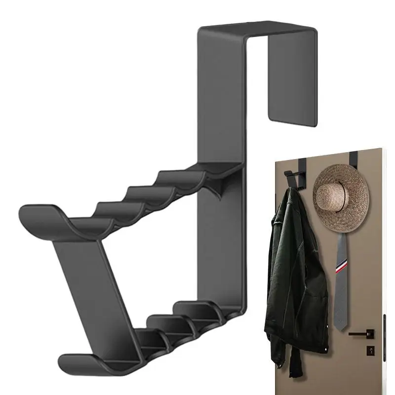 

Over The Door Hook Hanger Hangings Clothes Behind The Bedroom Door Key Bag Hooks Punch-Free Durable The Door Purse Holder For