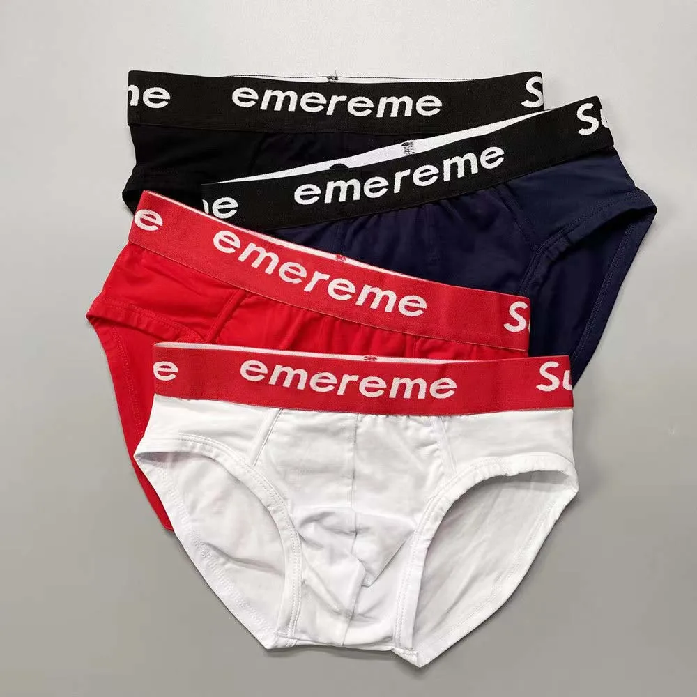 3PC/Lot Underwear Men Boxer Shorts for Men Panties Boxershorts Shorts Underpants Natural Cotton High Quality Sexy without Box