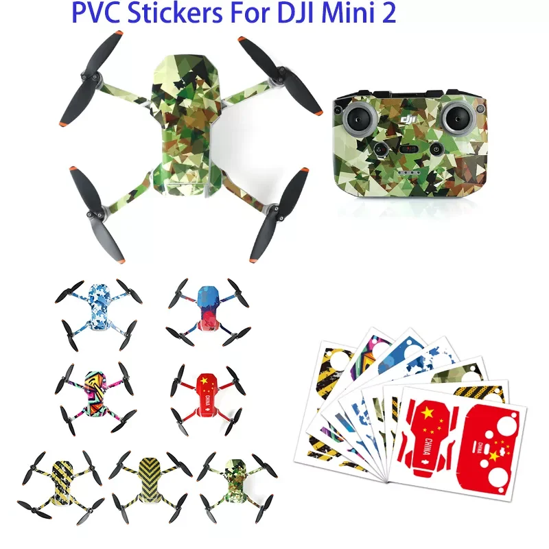 

Mavic Mini 2 PVC Stickers Waterproof Protective Film Scratch-proof Decals Full Cover Skin For DJI Mini 2 Drone Accessories