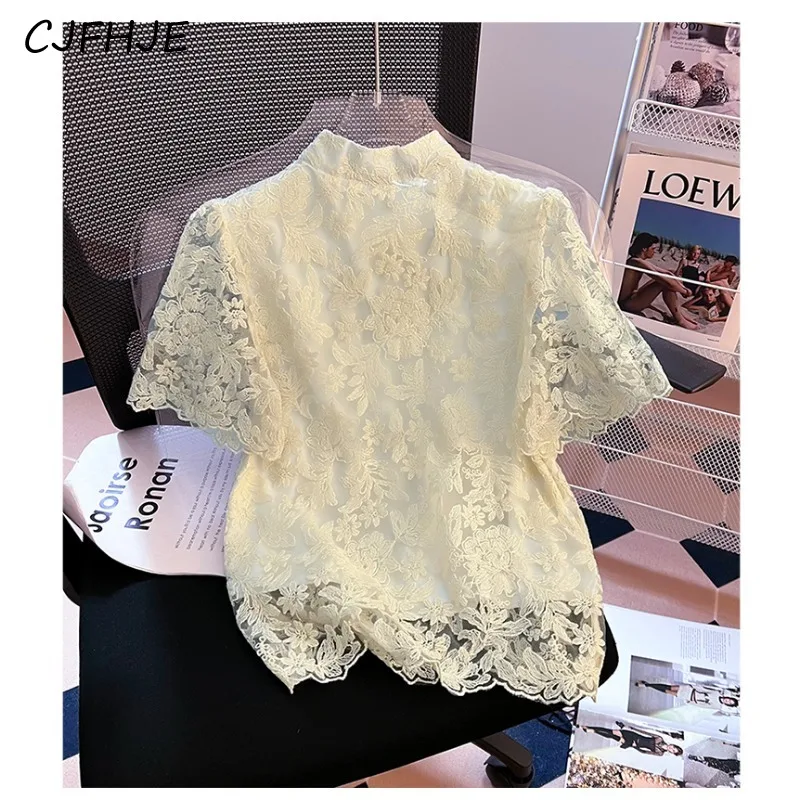 CJFHJE Новинка модный темпераментный женский топ в китайском стиле ретро