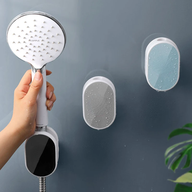 

New Shower Universal Shower Head Holder Wall Mount Fixing Stand Bathroom Accessories Adjustable Self Showers Bracket