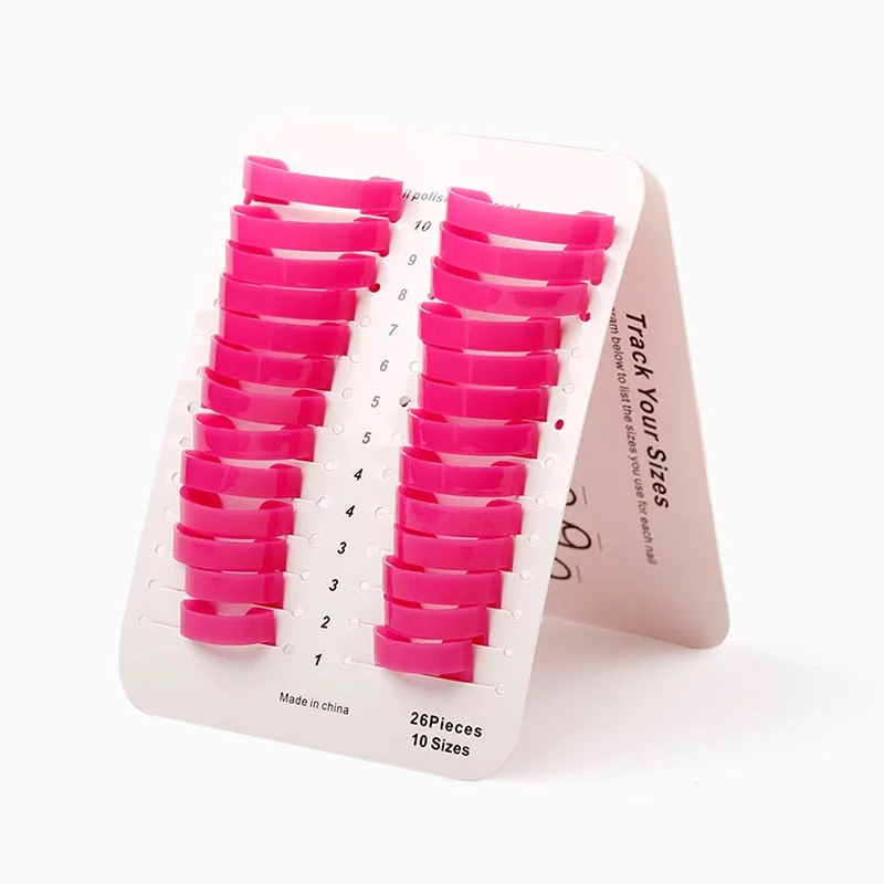 Гель-лак для ногтей защитный экран 26 шт./компл. G изогнутые зажимы лак на палец