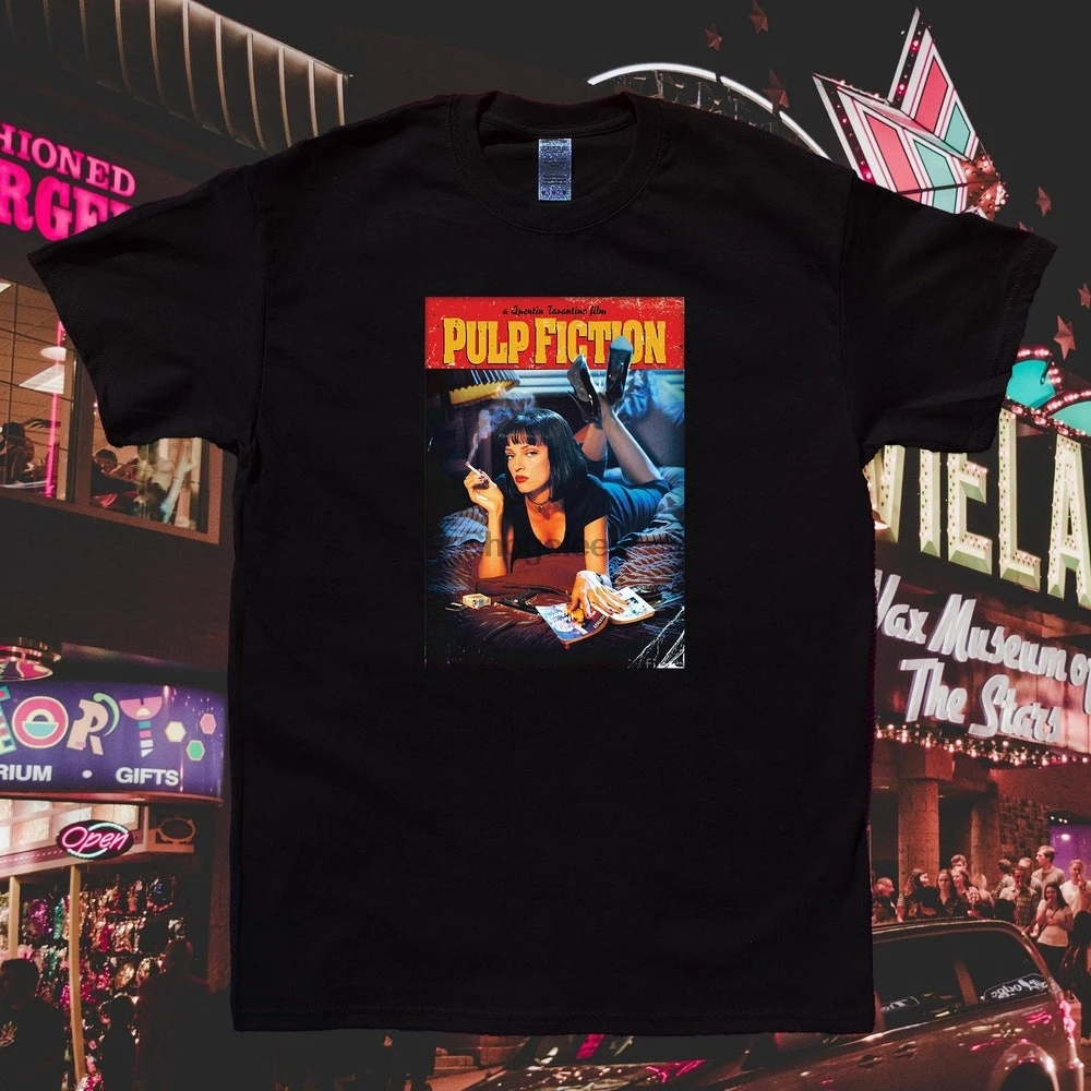 Толстая художественная фильма постер черная белая футболка MardyClothing |