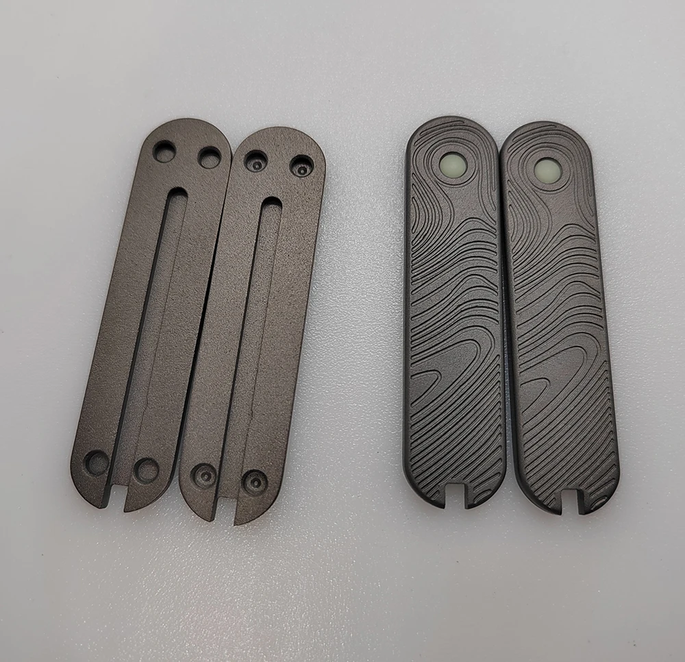 1 пара весов TC4 из титанового сплава 58 мм с лимитием для швейцарского армейского