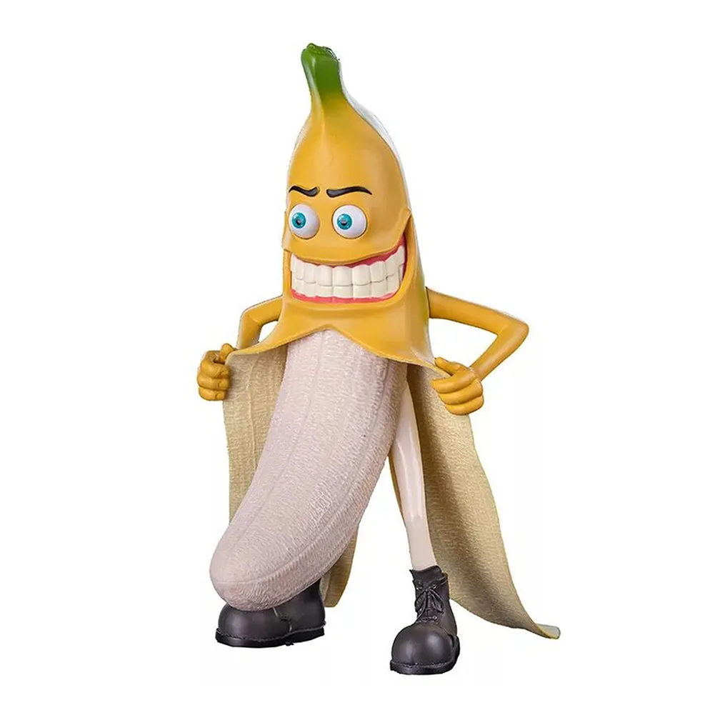 

Fun Banana Statues Action Figure Spoof Toys Anime Funny Model Toy Ornaments Decorative Trendy Play Dolls Ornament Decoration