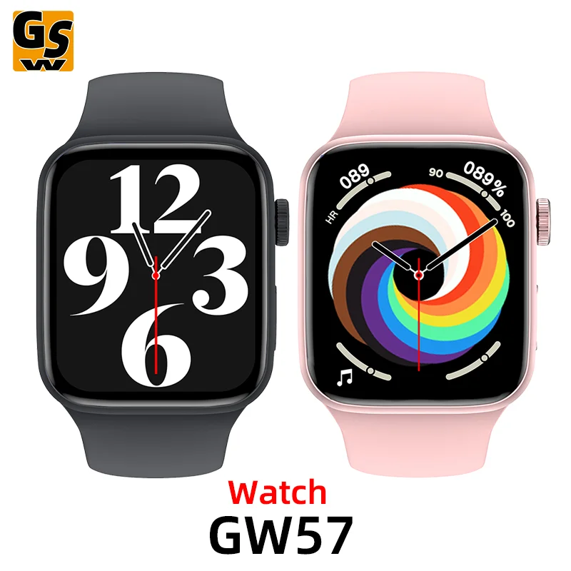 

Original iwo GW57 Smartwatch Men Women Smart Watch Bluetooth Calls Heart Rate Monitor 320*385 Full Touch Screen 1.75 inch pk hd7