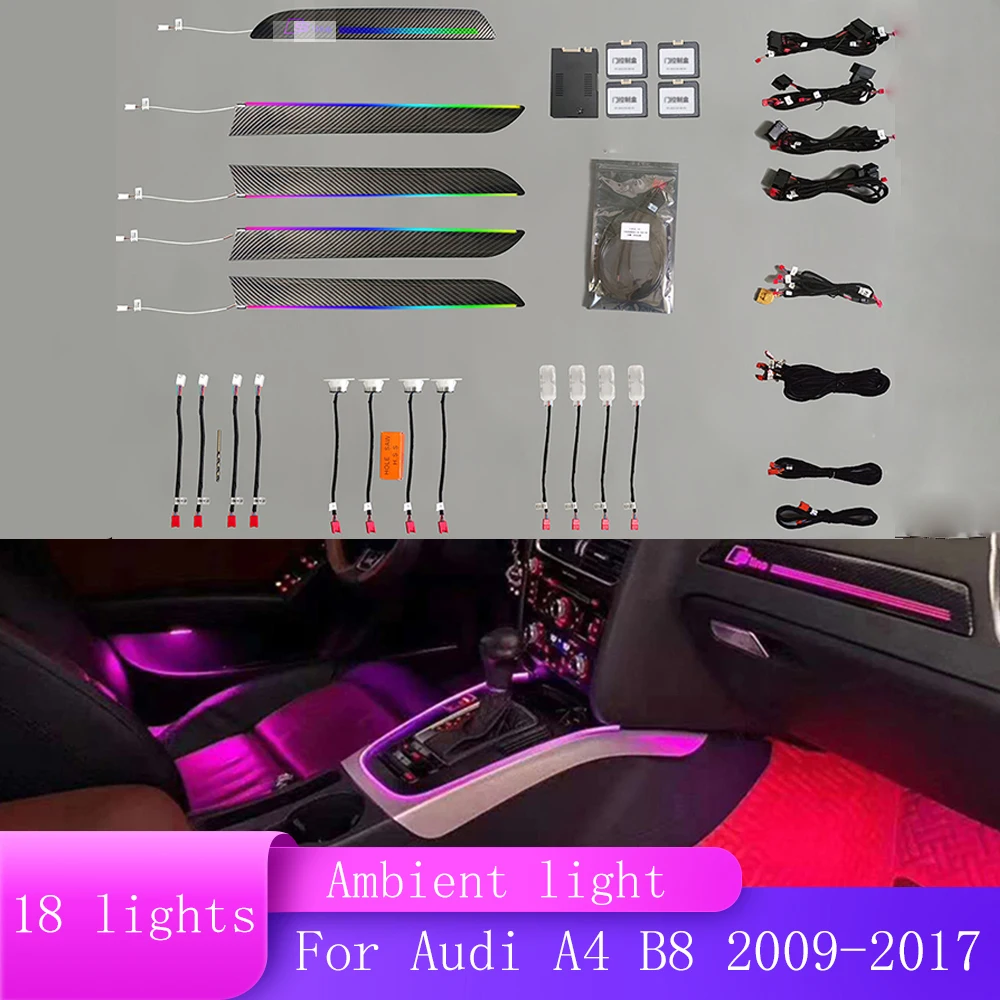 

Автомобильный светодиодный неоновый светильник для Audi A4 B8 2009 2010-2017